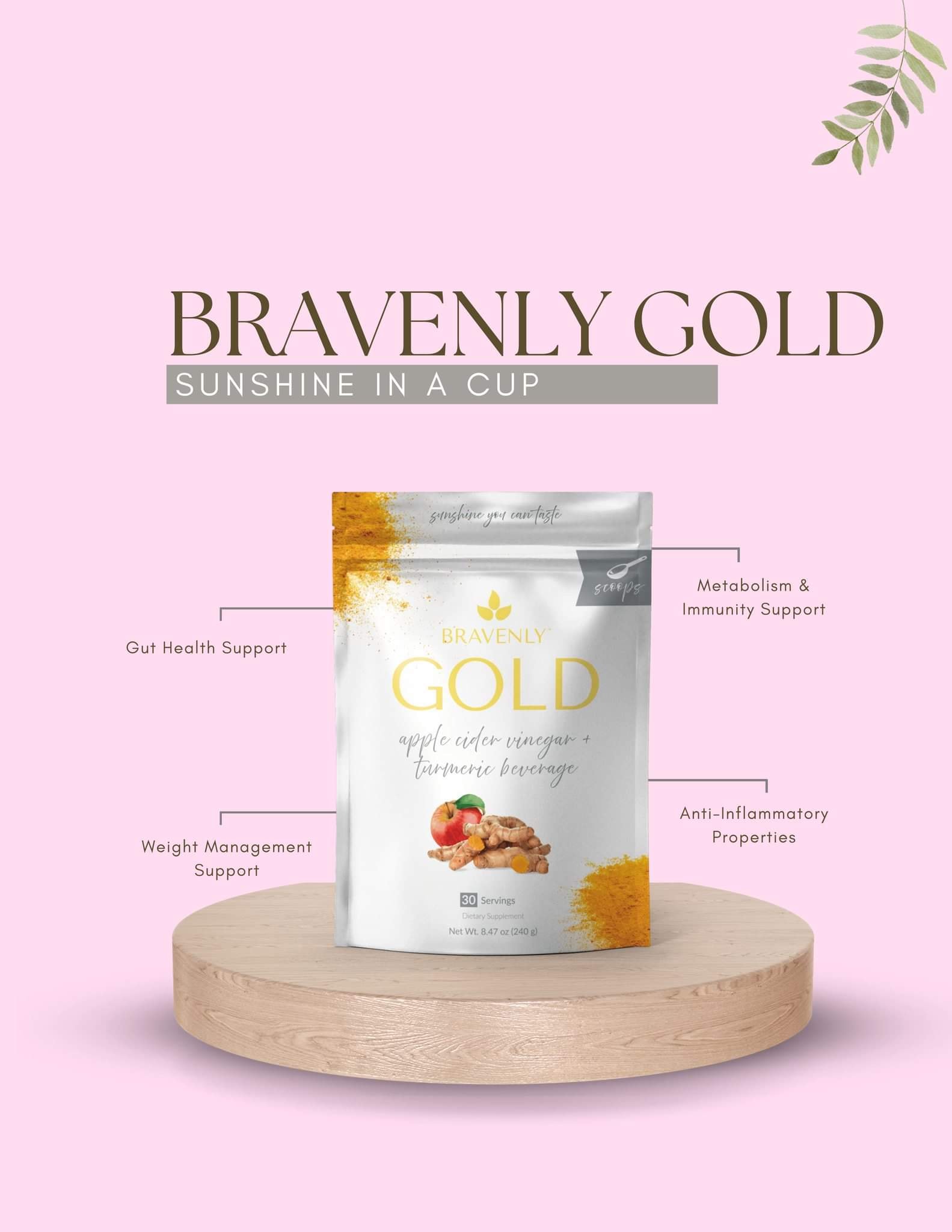 Bravenly Gold — Sunshine in a Cup